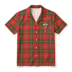Hay Modern Tartan Crest Hawaiian Shirt