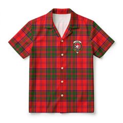 Heron Tartan Crest Hawaiian Shirt