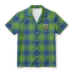 Johnson Ancient Tartan Crest Hawaiian Shirt
