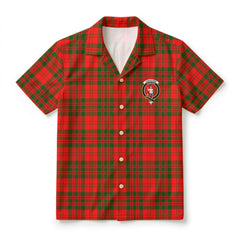 Livingstone Tartan Crest Hawaiian Shirt