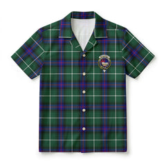 MacDonald of the Isles Hunting Modern Tartan Crest Hawaiian Shirt