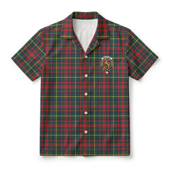 MacIntosh Hunting Modern Tartan Crest Hawaiian Shirt