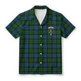 MacKay Modern Tartan Crest Hawaiian Shirt