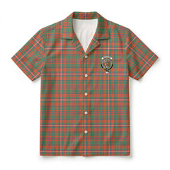 MacKinnon Ancient Tartan Crest Hawaiian Shirt