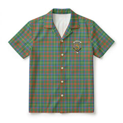 MacKintosh Hunting Ancient Tartan Crest Hawaiian Shirt