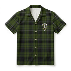 MacLean Hunting Tartan Crest Hawaiian Shirt