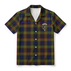 MacLellan Modern Tartan Crest Hawaiian Shirt