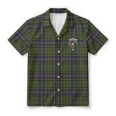 MacMillan Hunting Modern Tartan Crest Hawaiian Shirt