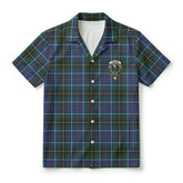 McInnes Modern Tartan Crest Hawaiian Shirt