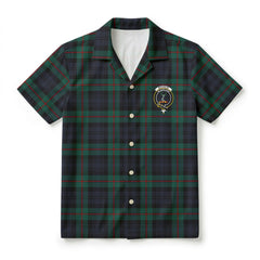 McKinlay Modern Tartan Crest Hawaiian Shirt