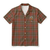 McKintosh Hunting Weathered Tartan Crest Hawaiian Shirt