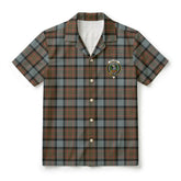 McLaren Weathered Tartan Crest Hawaiian Shirt