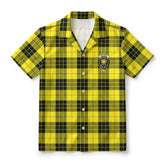 McLeod of Lewis Modern Tartan Crest Hawaiian Shirt