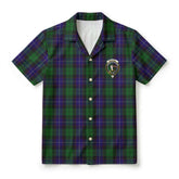Mitchell Tartan Crest Hawaiian Shirt