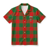 Moncreiffe (or Moncreiff) Tartan Crest Hawaiian Shirt