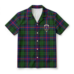 Morrison Modern Tartan Crest Hawaiian Shirt