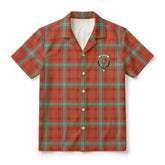 Morrison Red Ancient Tartan Crest Hawaiian Shirt
