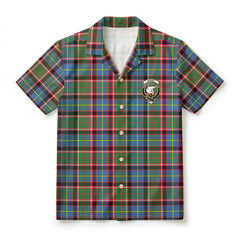 Norvel (or Norvill) Tartan Crest Hawaiian Shirt