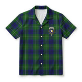 Oliphant Modern Tartan Crest Hawaiian Shirt