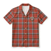 Robertson Weathered Tartan Crest Hawaiian Shirt