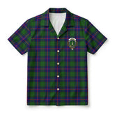 Shaw Modern Tartan Crest Hawaiian Shirt