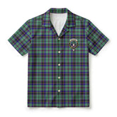 Stevenson Tartan Crest Hawaiian Shirt
