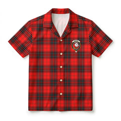 Wemyss Modern Tartan Crest Hawaiian Shirt