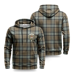 Graham of Menteith Weathered Tartan Crest Hoodie