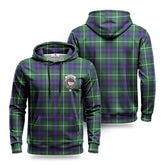 McDonald of the Isles Hunting Modern Tartan Crest Hoodie