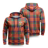 Nicolson Ancient Old Tartan Crest Hoodie