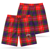 Abernathy Tartan Crest Men's Beach Shorts