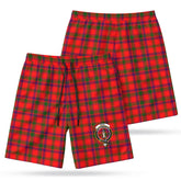 Bain Tartan Crest Men's Beach Shorts