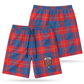 Blane Tartan Crest Men's Beach Shorts