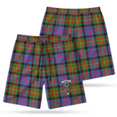 Carnegie Ancient Tartan Crest Men's Beach Shorts