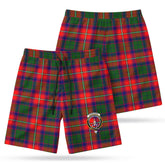 Charteris (Earl of Wemyss) Tartan Crest Men's Beach Shorts