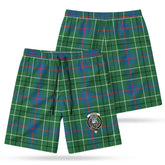 Duncan Ancient Tartan Crest Men's Beach Shorts