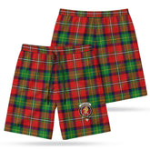 Fullarton Tartan Crest Men's Beach Shorts