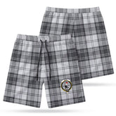 Glen Tartan Crest Men's Beach Shorts