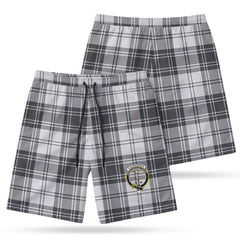 Glendinning Tartan Crest Men's Beach Shorts