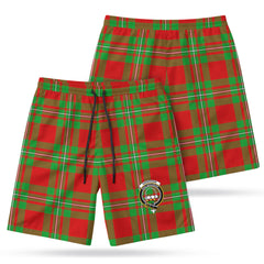Grierson Tartan Crest Men's Beach Shorts