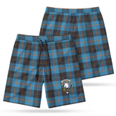 Horsburgh Tartan Crest Men's Beach Shorts