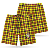 Jardine Tartan Crest Men's Beach Shorts