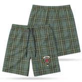 Kelly Dress Tartan Crest Men's Beach Shorts