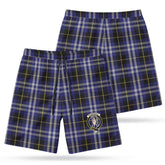 Kilmarnock Tartan Crest Men's Beach Shorts