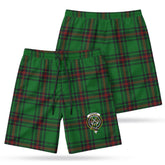 Kinnear Tartan Crest Men's Beach Shorts
