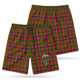 Kinninmont Tartan Crest Men's Beach Shorts
