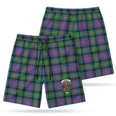 Logan Ancient Tartan Crest Men's Beach Shorts