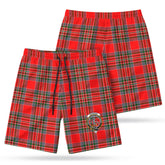 MacBean Tartan Crest Men's Beach Shorts
