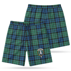 MacCallum Ancient Tartan Crest Men's Beach Shorts