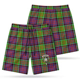 MacDonald (Clan Ranald) Tartan Crest Men's Beach Shorts